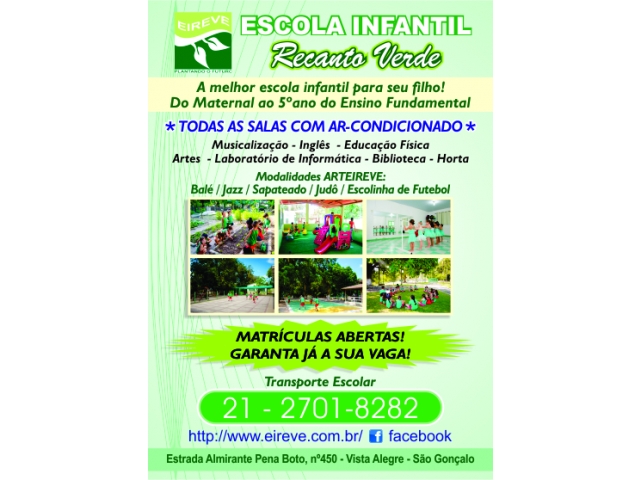 EIREVE 2017 - A melhor escola infantil para o seu filho!